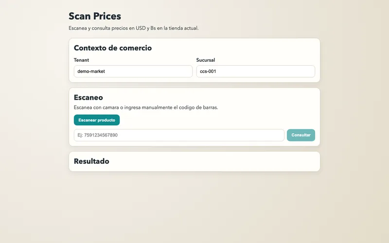 Scan Prices